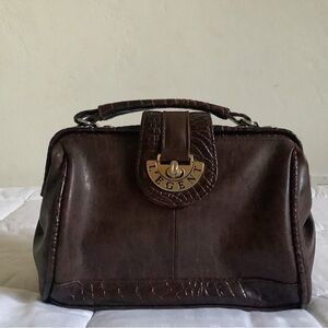 L’egent Dark Brown Women's hand bag